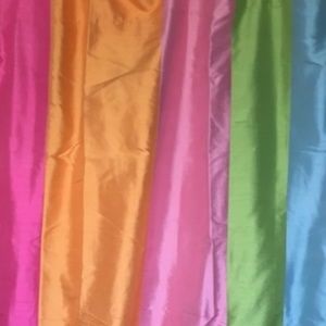 Pair of Pottery Barn Teen Dupioni Silk Curtains